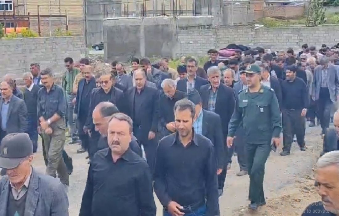 مراسم تشییع جنازه پدربسیجی شهید رستم اسدزاده